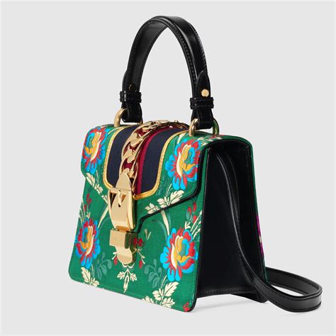 borsa gucci floreale|borse tracolla donna gucci.